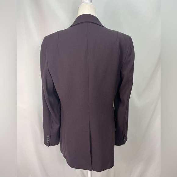 J. Crew 100% wool eggplant blazer jacket women’s size P12 - Picture 6 of 14